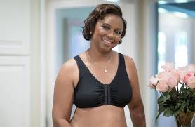 American Breast Care 110 Leisure Bra, Black  Front Closure Mastectomy –  Bras & Honey USA